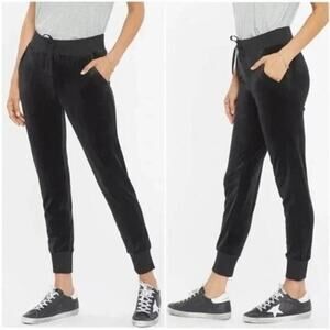 House Of Harlow 1960 Nicole Richie Black Velvet Velour Jogger Pants plus size 1X